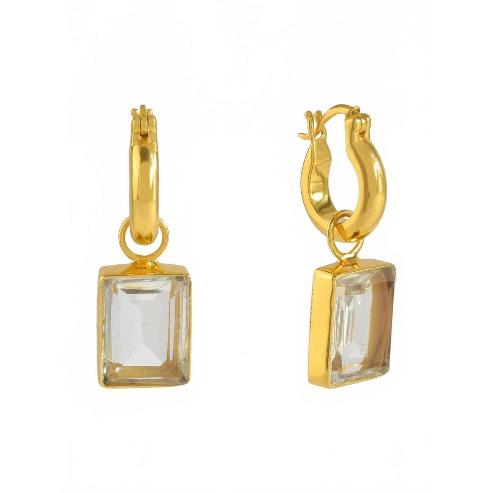 NEW SHYLA sorento earrings in clear